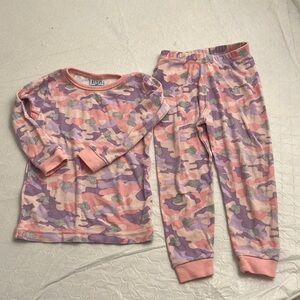 B Steps multicolor pink lavender gray camouflage thermal long sleeve paj…